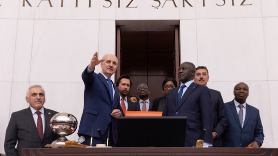 Fildişi Sahili Meclis Başkanı Adama Bictogo ile Genel Kurul Ziyareti