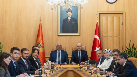 Karadağ Meclis Başkanı Andrija Mandic ve Beraberindeki Heyetle Heyetlerarası G&ouml;r&uuml;şme