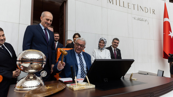 Karadağ Meclis Başkanı Andrija Mandic'in Genel Kurul Ziyareti