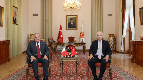 TBMM Başkanı Kurtulmuş, Malta Temsilciler Meclisi Başkanı Farrugia ile Meclis’te Bir Araya Geldi - Resim: 3