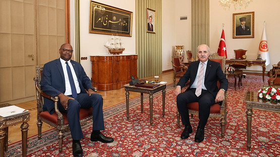 TBMM Başkanı Kurtulmuş, Zimbabve’nin Ankara Büyükelçisi Mutıwazuka’yı Kabul Etti - Resim: 1