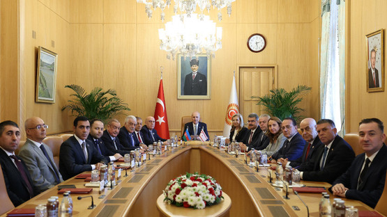 TBMM Başkanı Kurtulmuş, Türkiye, Azerbaycan ve KKTC’nin Parlamentolar Arası Dostluk Gruplarını Kabul Etti - Resim: 1