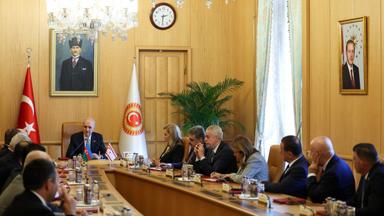 TBMM Başkanı Kurtulmuş, Türkiye, Azerbaycan ve KKTC’nin Parlamentolar Arası Dostluk Gruplarını Kabul Etti - Resim: 2