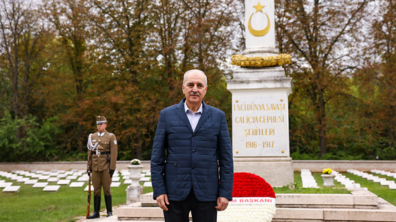 TBMM Başkanı Kurtulmuş, Galiçya Türk Şehitliğini Ziyaret Etti - Resim: 1