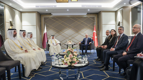 TBMM Başkanı Kurtulmuş, İstanbul’da Katar Şura Meclisi Başkanı Ghanim ile Görüştü - Resim: 2
