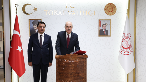 TBMM Başkanı Numan Kurtulmuş, Tokat’ta Valilik ve Belediyeyi Ziyaret Etti - Resim: 1