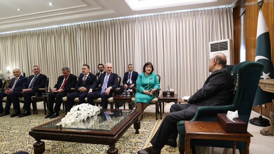 TBMM Başkanı Kurtulmuş, Pakistan Cumhurbaşkanı Zerdari Tarafından Kabul Edildi - Resim: 2