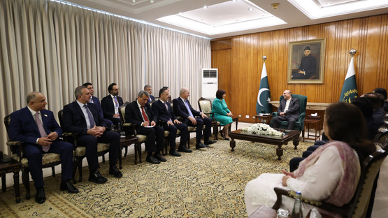 TBMM Başkanı Kurtulmuş, Pakistan Cumhurbaşkanı Zerdari Tarafından Kabul Edildi - Resim: 3