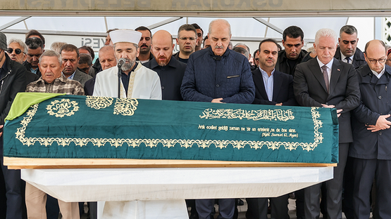 TBMM Başkanı Kurtulmuş, Huriye Tüzgen’in Cenaze Törenine Katıldı - Resim: 1
