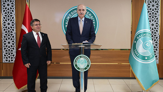 TBMM Başkanı Kurtulmuş, Balıkesir Üniversitesi’ni Ziyaret Etti - Resim: 1