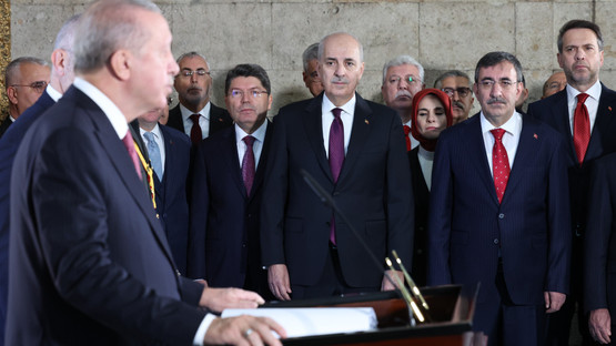 Cumhurbaşkanı Erdoğan Başkanlığındaki Devlet Erkanı Anıtkabir'i Ziyaret Etti - Resim: 15