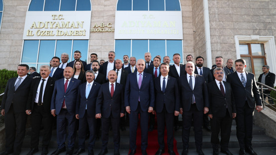 TBMM Başkanı Kurtulmuş, Adıyaman’da Valilik ve Belediyeyi Ziyaret Etti - Resim: 5