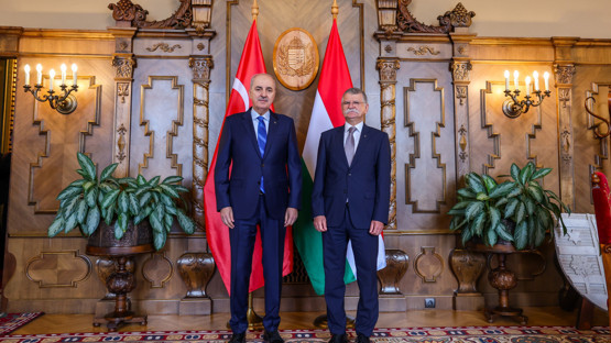 Macaristan Ulusal Meclisi Başkanı Laszlo K&ouml;ver ile G&ouml;r&uuml;şme