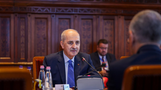 Macaristan Ulusal Meclisi Başkanı Laszlo K&ouml;ver ile G&ouml;r&uuml;şme