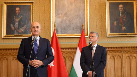 Macaristan Ulusal Meclisi Başkanı Laszlo K&ouml;ver ile Ortak Basın A&ccedil;ıklaması