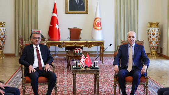 TBMM Başkanı Kurtulmuş, KKTC Cumhurbaşkanı Erhürman İle Görüştü - Resim: 5
