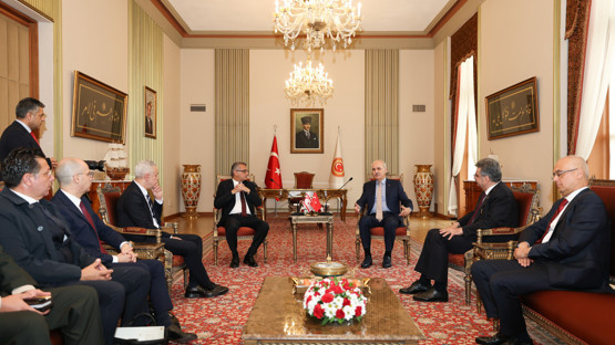 TBMM Başkanı Kurtulmuş, KKTC Cumhurbaşkanı Erhürman İle Görüştü - Resim: 3