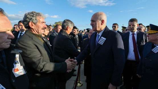 TBMM Başkanı Kurtulmuş, Azerbaycan-Gürcistan Sınırında Düşen Uçakta Şehit Olan Askerler İçin Düzenlenen Cenaze Törenine Katıldı - Resim: 8