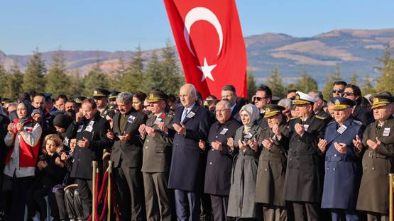 TBMM Başkanı Kurtulmuş, Azerbaycan-Gürcistan Sınırında Düşen Uçakta Şehit Olan Askerler İçin Düzenlenen Cenaze Törenine Katıldı - Resim: 4