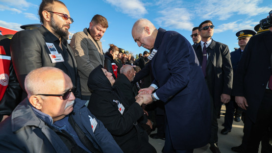 TBMM Başkanı Kurtulmuş, Azerbaycan-Gürcistan Sınırında Düşen Uçakta Şehit Olan Askerler İçin Düzenlenen Cenaze Törenine Katıldı - Resim: 7