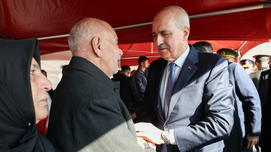 TBMM Başkanı Kurtulmuş, Düşen Askeri Kargo Uçağında Şehit Olan 3 Askerin, Ankara'daki Cenaze Törenine Katıldı - Resim: 13