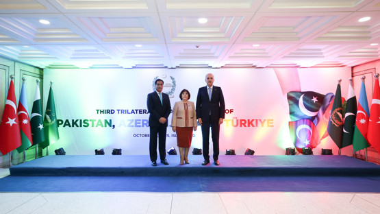 Azerbaycan, Pakistan ve T&uuml;rkiye &Uuml;&ccedil;l&uuml; Parlamento Başkanları İcra Toplantısı'na Katılım