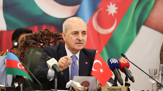 Azerbaycan, Pakistan ve T&uuml;rkiye &Uuml;&ccedil;l&uuml; Parlamento Başkanları A&ccedil;ılış Toplantısı'na Katılım