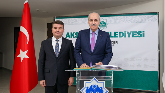 TBMM Başkanı Kurtulmuş, Aksaray Belediyesini Ziyaret Etti - Resim: 1