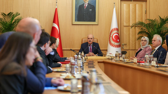 TBMM Başkanı Kurtulmuş, Bakan Göktaş İle Ulusal Çocuk Forumu Temsilcilerini Kabul Etti - Resim: 3