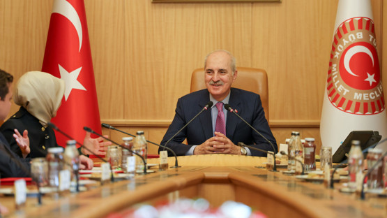 TBMM Başkanı Kurtulmuş, Bakan Göktaş İle Ulusal Çocuk Forumu Temsilcilerini Kabul Etti - Resim: 5