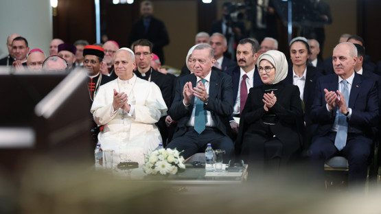 TBMM Başkanı Kurtulmuş, Papa 14. Leo’nun Katılımıyla Cumhurbaşkanlığı Millet Kütüphanesinde Gerçekleştirilen Toplantıya Katıldı - Resim: 3