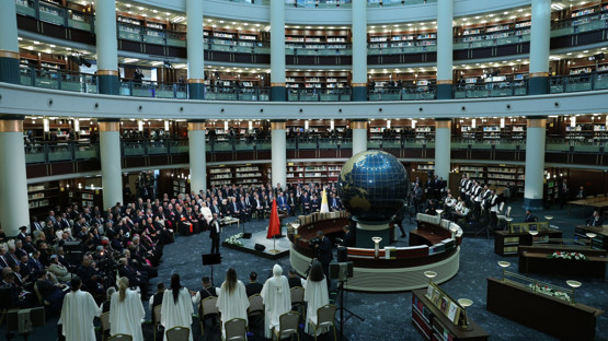 TBMM Başkanı Kurtulmuş, Papa 14. Leo’nun Katılımıyla Cumhurbaşkanlığı Millet Kütüphanesinde Gerçekleştirilen Toplantıya Katıldı - Resim: 5