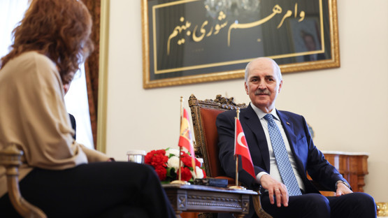 TBMM Başkanı Kurtulmuş, İspanya Temsilciler Meclisi Başkanı Armengol ile Ortak Basın Toplantısı Düzenledi - Resim: 17