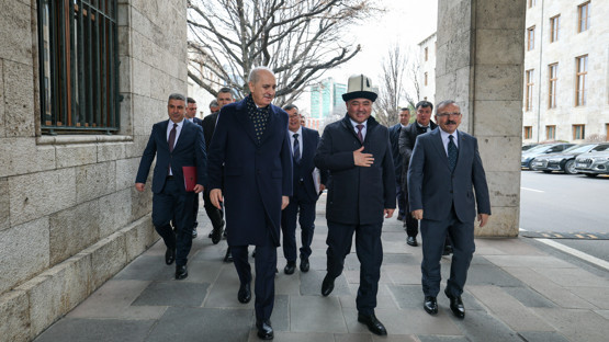 Kırgız Cumhuriyeti Jogorku Keneşi Başkanı Nurlanbek Turgunbek Uulu ve Beraberindeki Heyet ile Y&uuml;r&uuml;y&uuml;ş