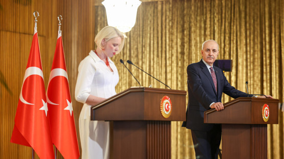 Slovenya Ulusal Meclis Başkanı Urska Klakocar Zupancic ile Ortak Basın Toplantısı