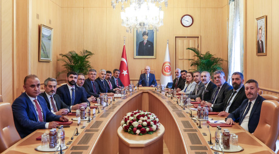 TBMM Başkanı Kurtulmuş, Doğu Ve Güneydoğu Anadolu Baro Başkanlarını Kabul Etti
