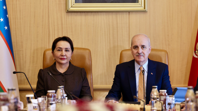 TBMM Başkanı Kurtulmuş, Meclis’te Özbekistan Ali Meclisi Senato Başkanı Narbayeva İle Görüştü