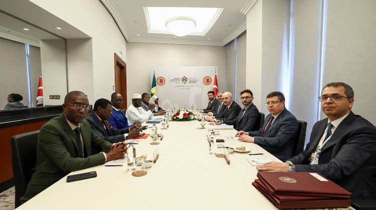 TBMM Başkanı Kurtulmuş, İstanbul’da Senegal Ulusal Meclisi Başkanı Ndiaye İle Görüştü