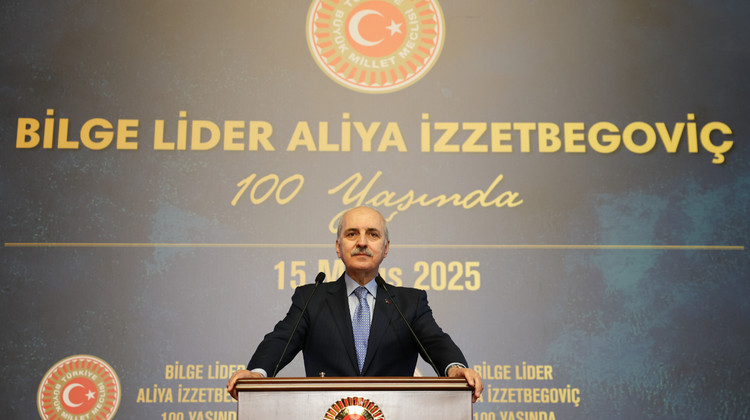 TBMM Başkanı Kurtulmuş, "Bilge Lider Aliya İzzetbegoviç 100 Yaşında" Programında Konuştu