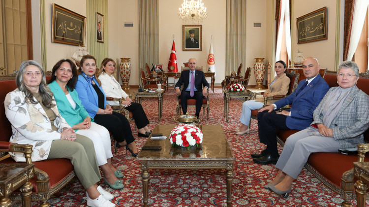 TBMM BAŞKANI KURTULMUŞ’UN KABULÜ