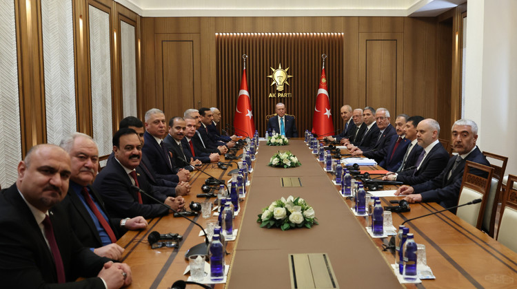 Cumhurbaşkanı Erdoğan, Irak Temsilciler Meclisi Başkanı Meşhedani'yi Kabul Etti