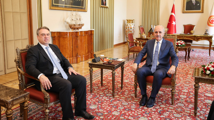 TBMM Başkanı Kurtulmuş, Ab Türkiye Delegasyonu Başkanı Büyükelçi Ossowski’yi Kabul Etti
