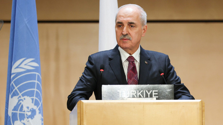 TBMM BAŞKANI KURTULMUŞ, CENEVRE’DE ALTINCI DÜNYA PARLAMENTO BAŞKANLARI KONFERANSI'NDA KONUŞTU