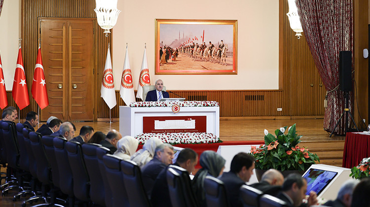 TBMM Başkanı Kurtulmuş, Milli Dayanışma, Kardeşlik ve Demokrasi Komisyonu Toplantısı’nın Kapanışında Konuştu
