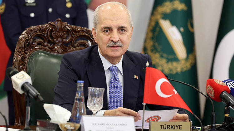 TBMM Başkanı Kurtulmuş, Azerbaycan, Pakistan ve Türkiye Üçlü Parlamento Başkanları Toplantısı Kapanışında Konuştu