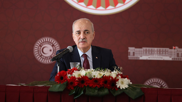 TBMM Başkanı Kurtulmuş, Gazetecilerle Bir Araya Geldi