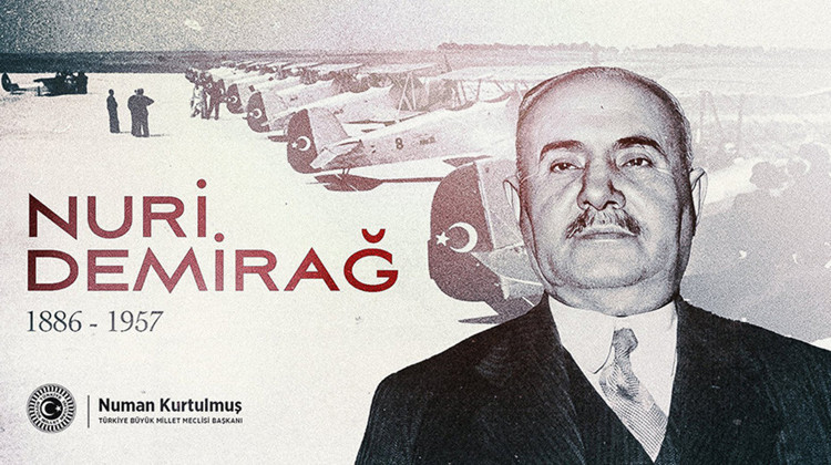 TBMM Başkanı Kurtulmuş, Nuri Demirağ’ı Andı