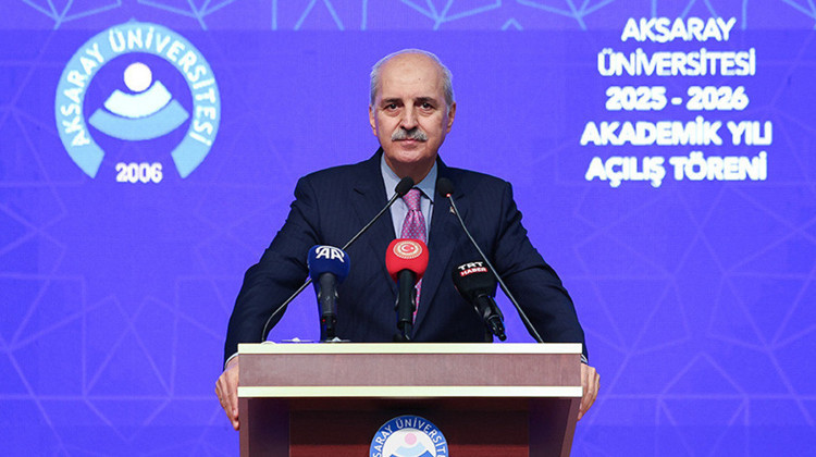 TBMM Başkanı Kurtulmuş, Aksaray Üniversitesinin Akademik Yıl Açılışında Konuştu