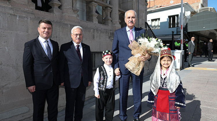 TBMM Başkanı Kurtulmuş, Aksaray Valiliğini Ziyaret Etti