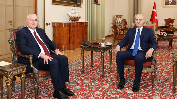 TBMM Başkanı Kurtulmuş, Kamu Başdenetçisi Akarca'yı Kabul Etti